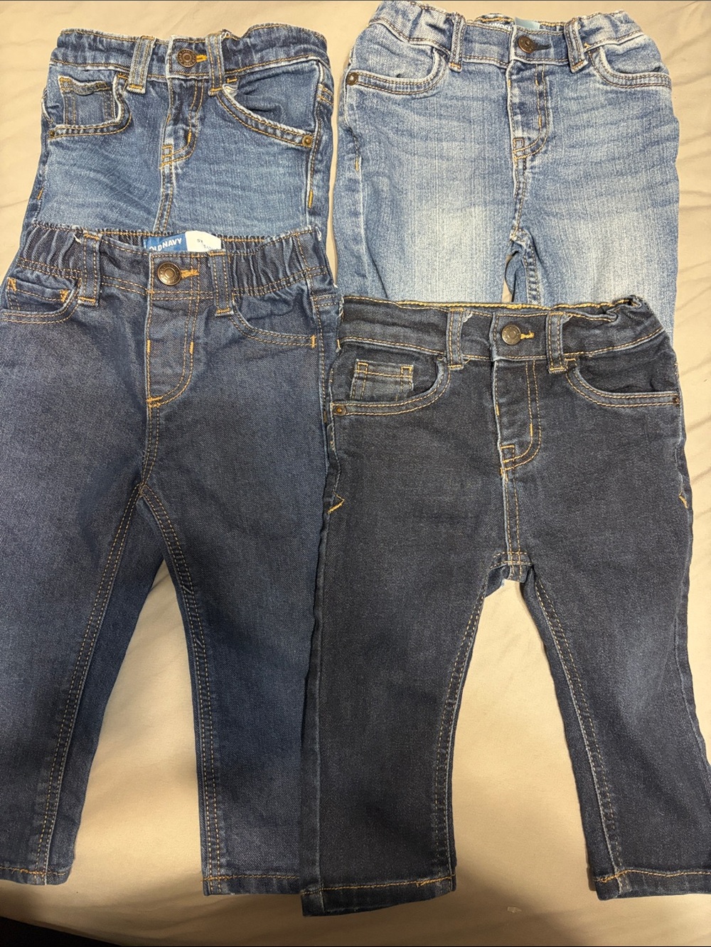 Cat & Jack Kids Blue Denim Jeans Pack - Mixed Blue Washes
